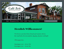 Tablet Screenshot of cafezeit-westensee.de